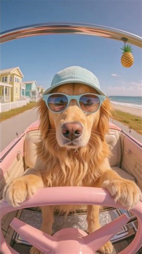 Funny Dog Driving a Car 🚗🐶 | Hilarious Pet Adventure!"