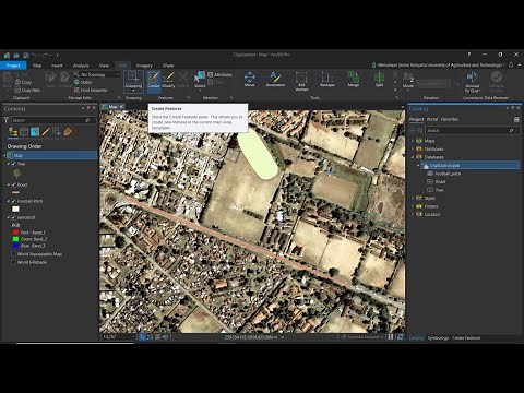 Digitization in ArcGIS Pro ~ Creating Points, Lines and polygon in ArcGIS Desktop