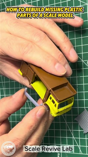 How to Rebuild Plastic Missing Parts of Scale Model