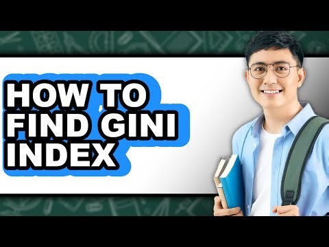 How to Find Gini Index - Step by Step