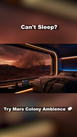 Mars Colony Rain Ambience (Better than Earth) 🚀