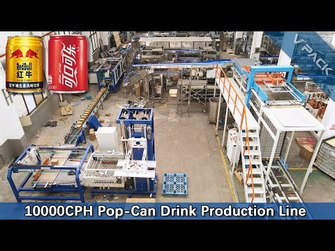 Fully Automatic Can Filling Line - 10000 CPH High-Speed Beverage Canning Machine | Manufacturer