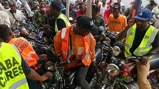 The Money Empire distributed 1,000 gallons of gasoline and reflective jackets to motorcyclists around the Du Port Road Junction in Paynesville. | Inside Liberia