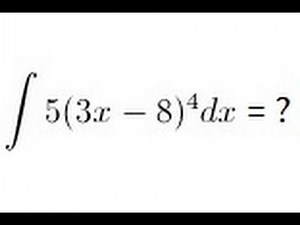 Calculus - Integration By Substitution (1 of 13)
