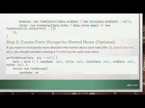 Looping Through Nested FormControl in Angular Reactive Forms: A Solution Guide