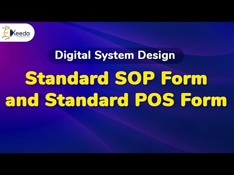 Standard SOP Form and Standard POS Form | Logic Gates and Combinational Circuit | EXTC Engineering