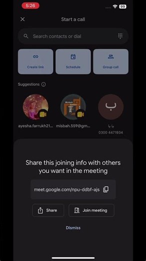 How to create call link in google meet #bollywood