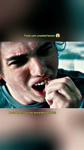 Movie Name: Leave the World Behind (2023) Tesla cars created havoc 😱 #movierecap #movietok #tiktokusa #filmtok #mustwatch
