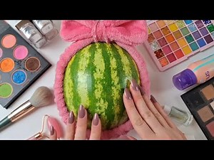 ASMR 1 Hour Makeup Compilation only Watermelons🍉 (No Talking)