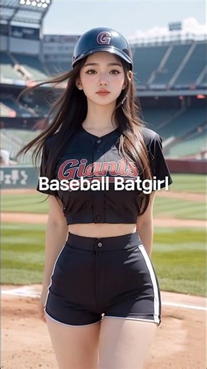 Baseball Batgirl uniform Ai Lookbook (야구 배트걸 유니폼 Ai 룩북)