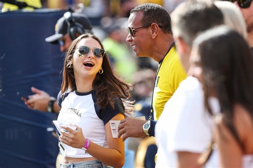 Alex Rodriguez steals the spotlight alongside daughter Natasha at NCAA Big 10 Gymnastics Championship in Michigan