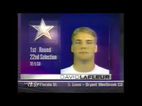 Cowboys Select TE David LaFleur (1997 NFL Draft)