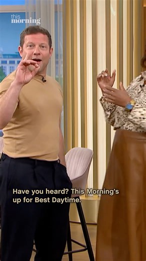 It’s almost NTA time! 🎉 Alison and Dermot can’t wait, and you can still vote for your favourites! Tap here to cast your free vote! 👉 https://itv.com/nta-vote | This Morning