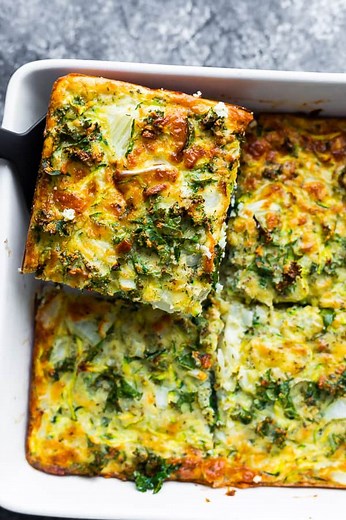 Herb & Zucchini Egg Bake Recipe