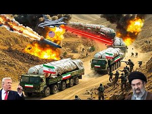 2 hours ago! USA OBLITERATE a Big Iranian Ballistic Missile Launcher Convoy | ARMA 3