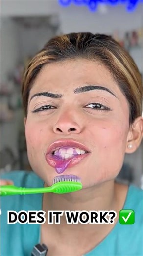 TikTok Viral Purple Teeth Whitening Serum 😱 Real Results?