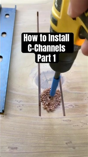 How to stop a wood slab from warping - C-Channels