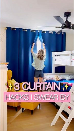 Transform Your Curtains: 3 Fun Hacks to Go from Cheap to Chic! 💃✨