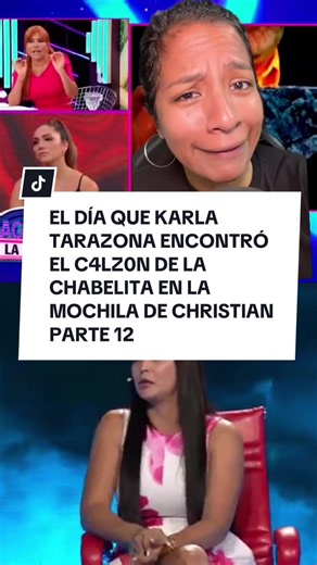 Parte 12📍 Un momento que marcó el antes y después en la relación de #ChristianDominguez y #KarlaTarazona 👀 la prenda que mostró luego en El Valor de la Verdad #greenscreen #chisme magalytvlafirme magalymedina farandulaperuana farandula chollywood