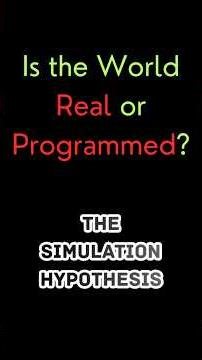Are We Living in a Simulation? The Simulation Hypothesis