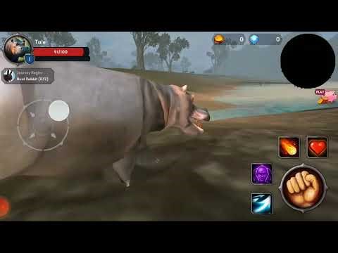 The Hippo: Animal Simulator - Full Gameplay Walkthrough OneShot (Android)