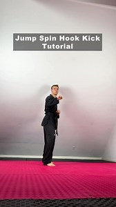 27K views · 1K reactions | Jump Spin Hook Kick Tutorial #taekwondo #tkd #taekwondotraining #martialarts #hookkick #jumpkick | Liam Gutmacher TKD | Facebook