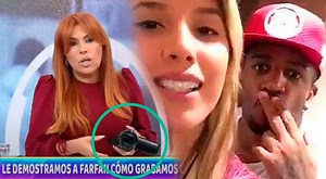 Magaly sobre ampay a Jefferson Farfán: ''Lo grabamos con una cámara a 600 metros'' [VIDEO]