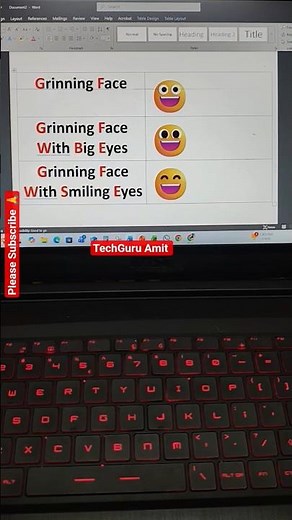 Emoticons, Smiley Faces with Unicode in MS Word || MS Word Tricks & Tips