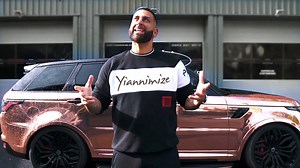 86K views · 1.1K reactions | After asking some of the staff for their opinions on what colour to wrap my Range Rover Sport URBAN AUTOMOTIVE SVR, I went with Nicco's suggestion of Chrome Rose Gold.... my signature colour. We left the centre of the bonnet and other parts as black to break up the Rose Gold. What do you think of the Chrome Rose Gold wrap? #RangeRover | #RoseGold | #Yiannimize | Yiannimize | Facebook