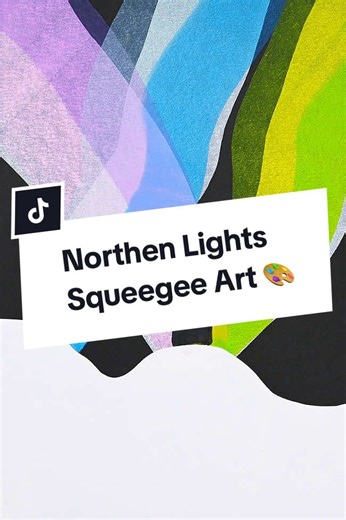 🌌🎨 This Northern Lights squeegee art is a fun and mesmerizing art project that kids will be absolutely amazed by! With bright, blended colors and simple silhouettes, it’s an easy way to create stunning aurora-style artwork—no painting skills required. ✨❄️ #northernlights #kidart #squeegee #kidsactivity #papercrafts