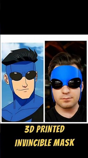 3D Printed INVINCIBLE Mask Season 3
