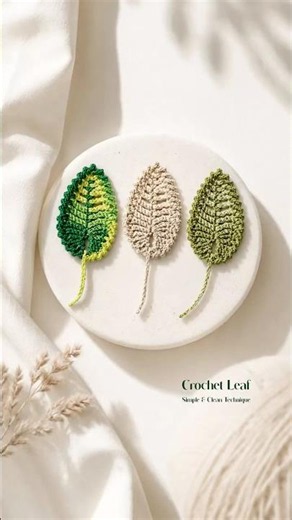 Quick Crochet Leaf