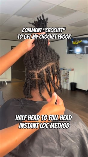 HOUSTON TX LOCTICIAN 📍 on Instagram: "Half Head to Full Head (Instant Loc Method) . . Loc Classes Available ( Dm to Book) . Disclaimer: Locs vary in size and, so this style may not look the same on everyone like and follow @twistedbyrosee for more ☺️ . . . Bookings open on the 8th & 23rd every month at 10am🥰 A CONSULTATION IS REQUIRED FOR ALL CROCHET MAINTENANCE! Located in Houston Tx, 77014 📍 Booking Link in Bio 🫶🏽 #fyp #explorepage #starterlocs #starterlocshouston #retwisthouston #loctici