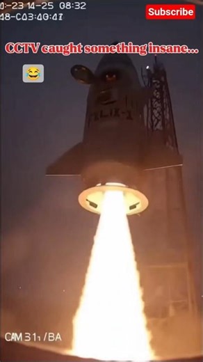 Astronaut Cat Launches DIY Rocket | Caught on CCTV 😂🚀 #cats #aivideo #shorts