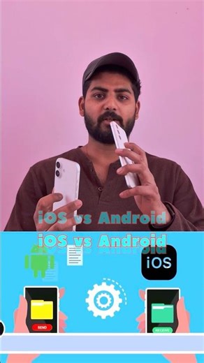 Transfer Files Between Android & iOS - Secret Trick 🤫 #shorts #ios #android
