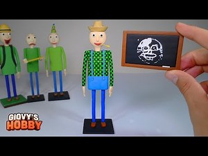 Farmer Baldi + New Character ➤ Polymer clay Tutorial ★ Baldi's Basics New Update