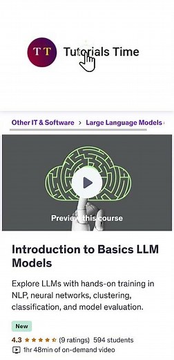 Free Large Language Models (LLM) Tutorial - Introduction to Basics LLM Models