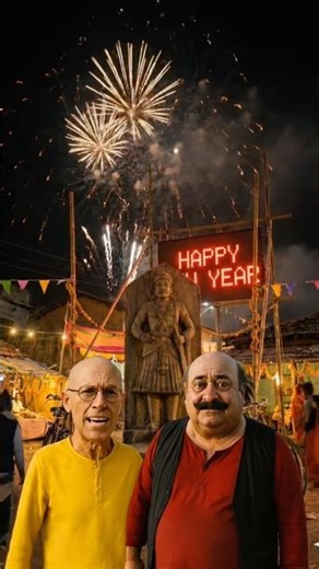 Happy New Year From Motu Patlu - Motu Patlu All Characters In Real Life #sehar #motupatlukijodi