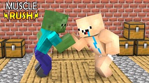 360K views · 10K reactions | MUSCLE RUSH vs Minecraft Animation #minecraft #minecraftmemes #minecraftvideos #minecrafte #minecraftbuild #minecraftclips #gaming #reels #twitch #tiktok | Baby Monster School | Facebook