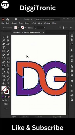 Unleash Your Creativity: Design Amazing Alphabet Logos in Illustrator #diggitronic