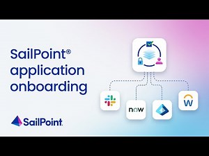 SailPoint application onboarding