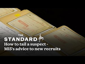 How to tail a suspect MI5's advice to new recruits