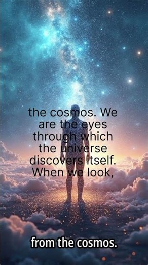 You Are The Universe's Eyes