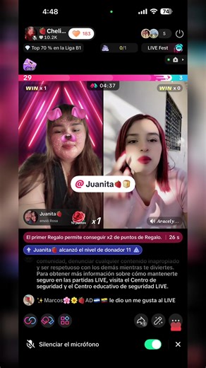 Gracias por su nivel y apoyo mi coshita bella