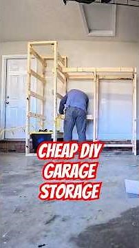 DIY Garage Storage | Shelves | Shelf | Workbench Solution