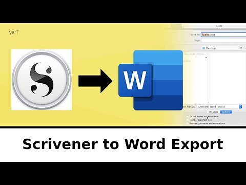 Scrivener to Word Export