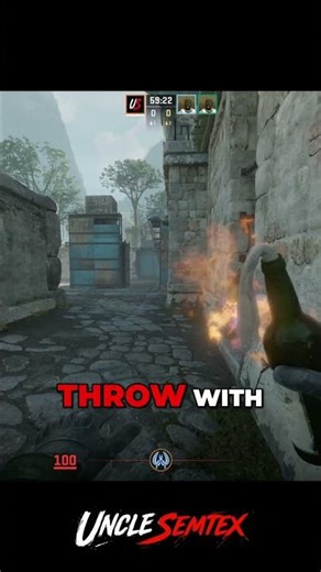 CS2 Ancient Molly + Nade = Free Damage 🔥 #cs2
