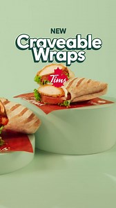 Snack back to reality with Tims New Craveable Wraps. Grab 2 for just $7, from 11 am-5 pm. | Tim Hortons