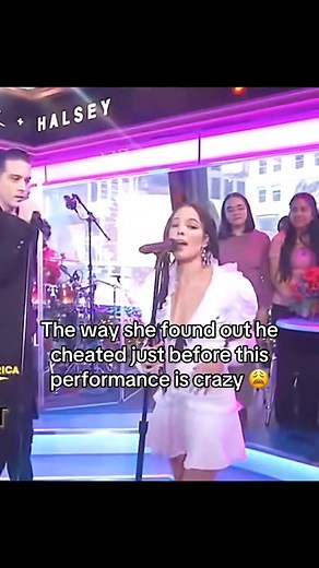 music on Instagram: "Halsey and G-Eazy's relationship, which spanned from 2017 to 2018, ended amid widespread rumors of infidelity. After their breakup, Halsey released the emotional hit “Without Me,” widely believed to reference G-Eazy, and during a powerful 2019 Saturday Night Live performance, she visually hinted at being cheated on with phrases like “Ashley I Cheated” displayed on stage. Although neither artist publicly confirmed the details at the time, Halsey’s social media posts and lyric