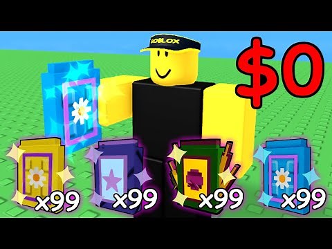 Starting Over Using Only Rare SEED PACKS In Roblox Grow A Garden..